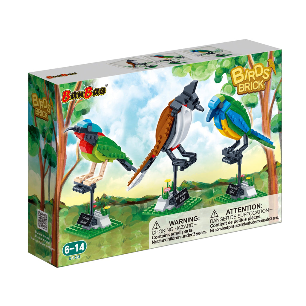 Set de Bloques Armables Pájaros 408 Piezas - BanBao