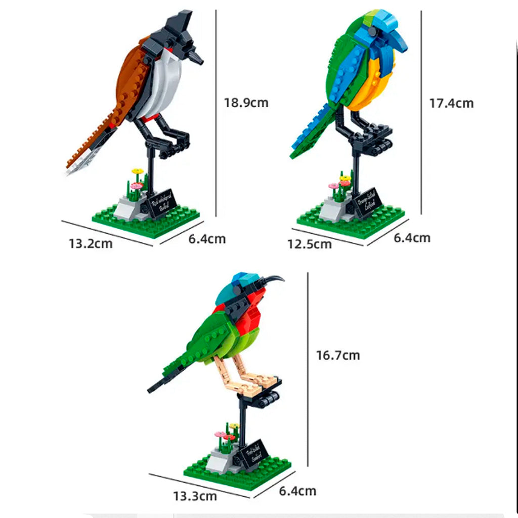 Set de Bloques Armables Pájaros 408 Piezas - BanBao