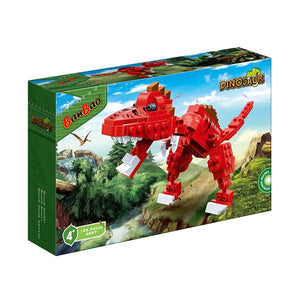 Set Bloques Construcción Dinosaurio Espinosaurio Rojo 155 Piezas - BanBao