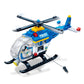 Set de Bloques de Construcción Helicoptero Policía 122 Piezas - BanBao
