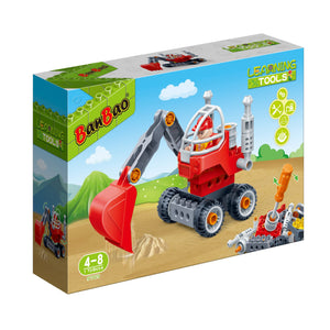 Set de Bloques Armables Learning Tools Retroescabadora 22 Piezas - BanBao