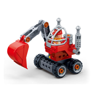Set de Bloques Armables Learning Tools Retroescabadora 22 Piezas - BanBao