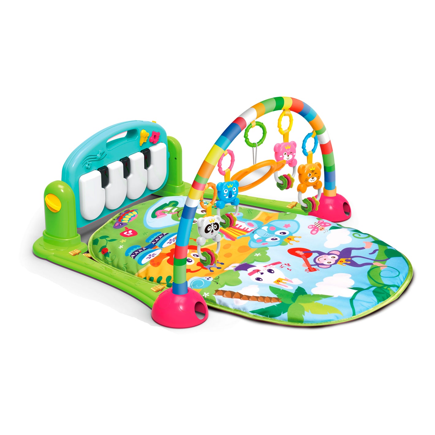 Gimnasio Infantil 3 en 1 Verde- Huanger
