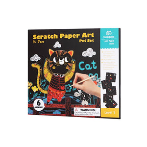 Arte Scratch Set de Animales - Tooky Toy