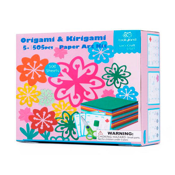 Set Origami y Kirigami  505 Piezas - Tooky Toy