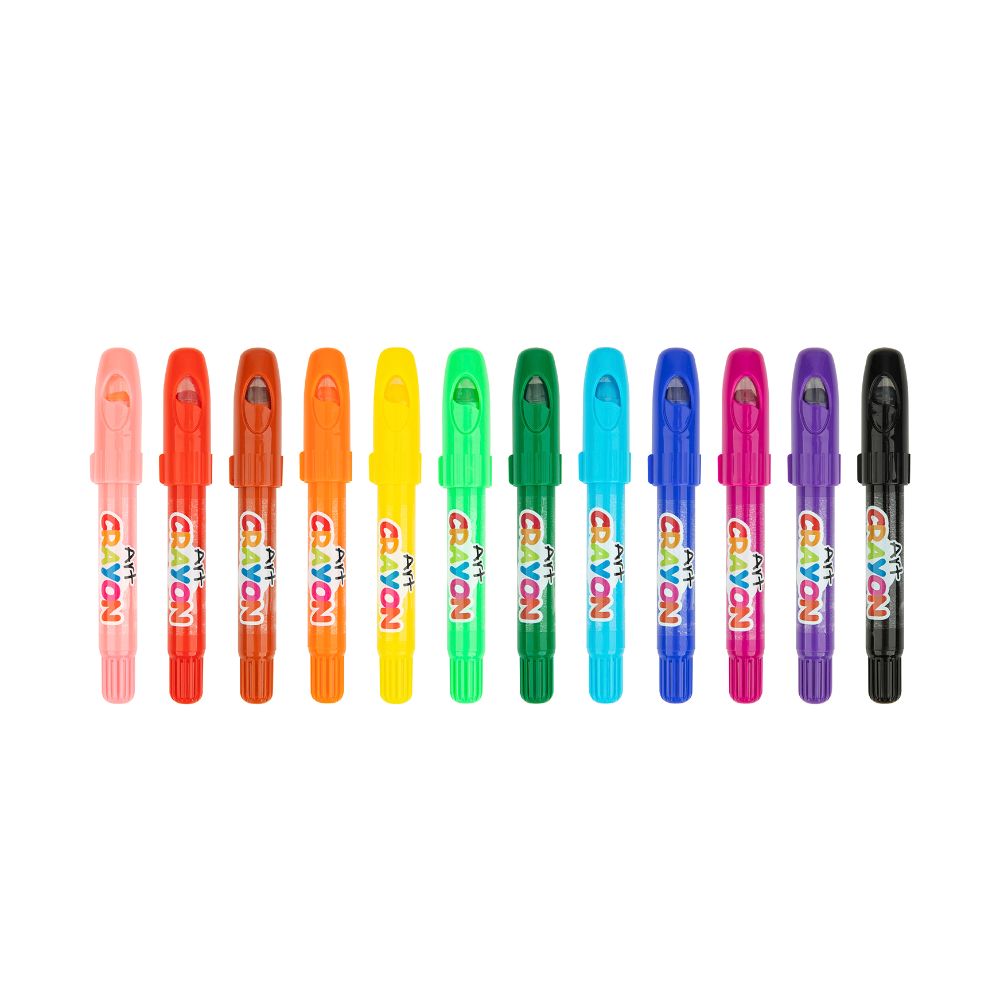 Set de Crayones de Cera 12 Piezas- Tooky Toy