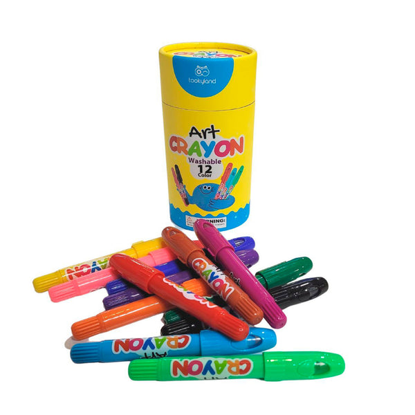 Set de Crayones de Cera 12 Piezas- Tooky Toy