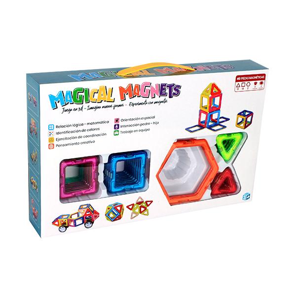 Juego Magnético Magical Magnets con ruedas 40 piezas - Magical Magnets