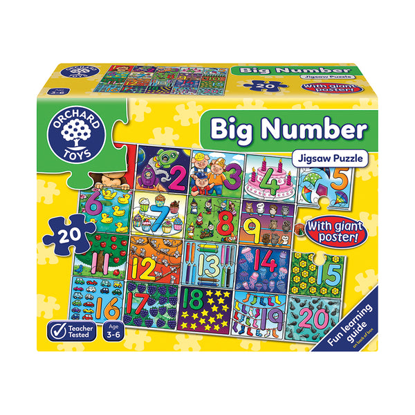 Puzzle Números Grandes - Orchard Toys