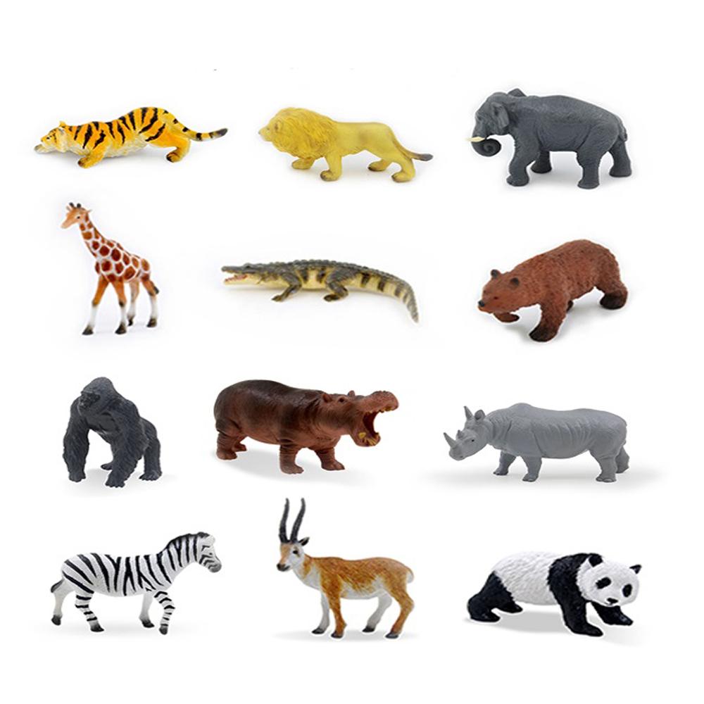 Set Figuras de Animales Salvajes 12 Piezas - Recur