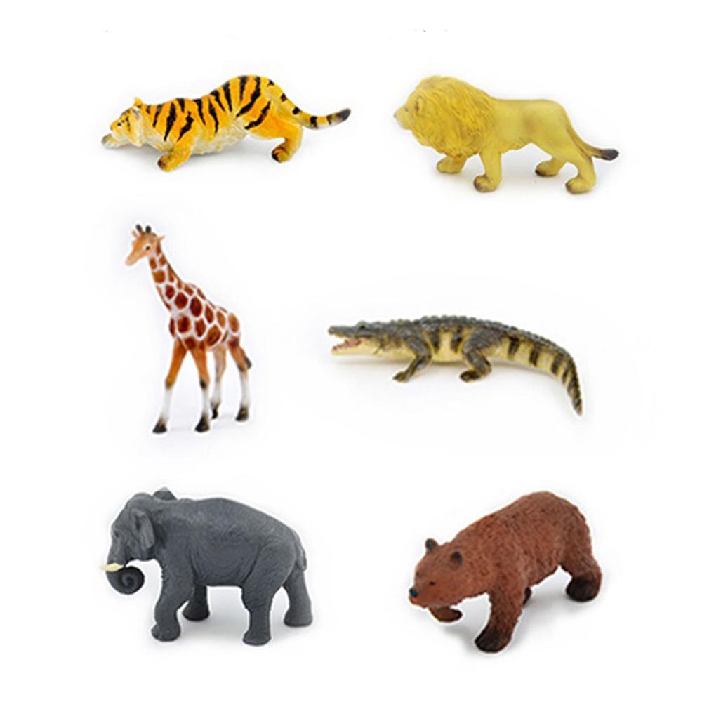 Set Figuras de Animales Salvajes 6 Piezas Set A - Recur