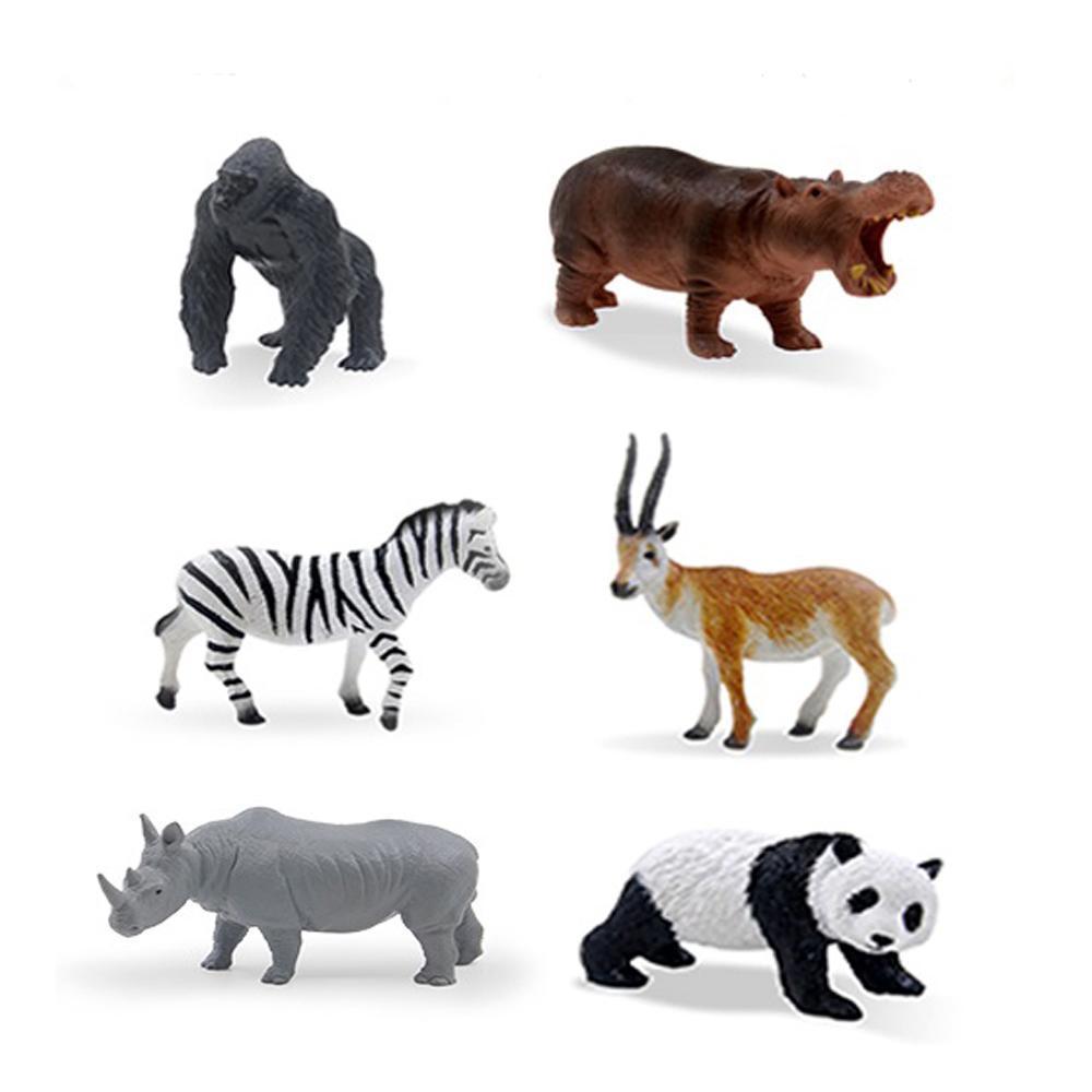Set Figuras de Animales Salvajes 6 Piezas Set B - Recur