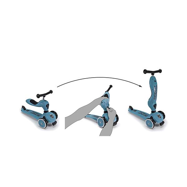 Scooter 2 en 1 Highwaykick 1 Steel - Scoot and Ride