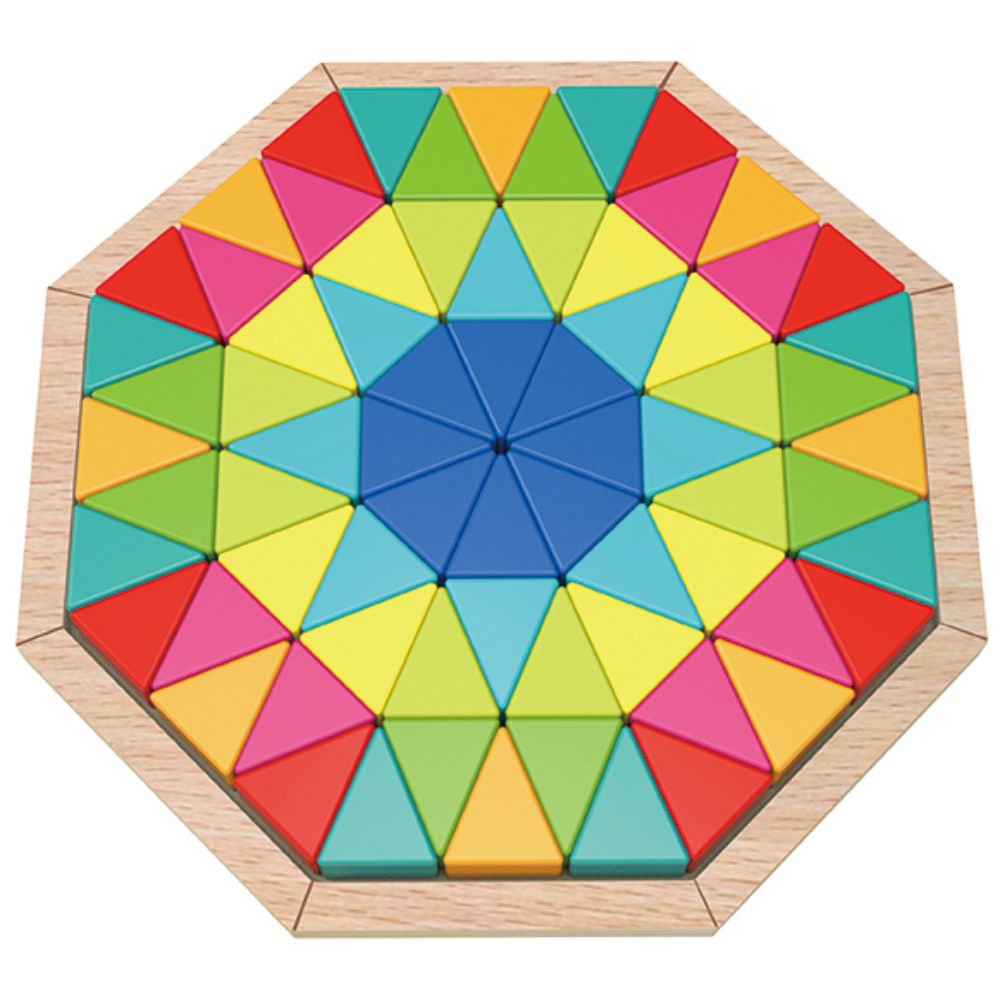 Puzzle Mandala de Madera 73 Piezas Tooky Toy