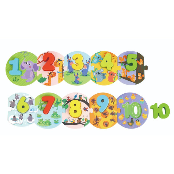 Puzzle Numérico 20 Piezas - Tooky Toy