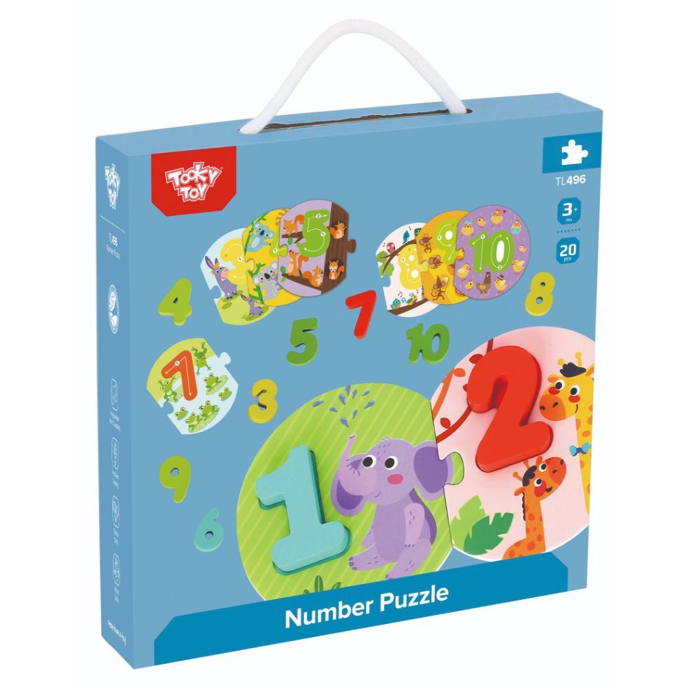 Puzzle Numérico 20 Piezas - Tooky Toy
