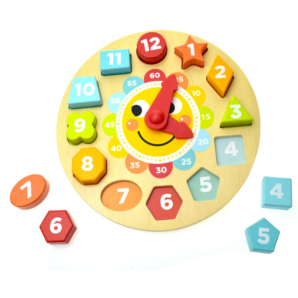 Puzzle Reloj de Madera - Tooky Toy