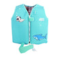 Chaleco Flotador Infantil Tiburón Celeste 15 a 19 kg - Green Dolphin