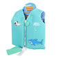 Chaleco Flotador Infantil Tiburón Celeste 15 a 19 kg - Green Dolphin